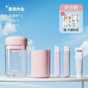 Pastel Pink Portable Water Bottle