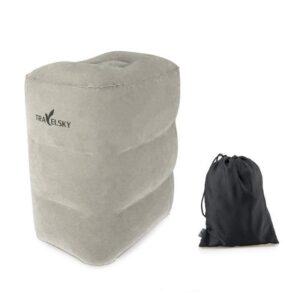 Triple-Layer Inflatable Foot Rest Pillow